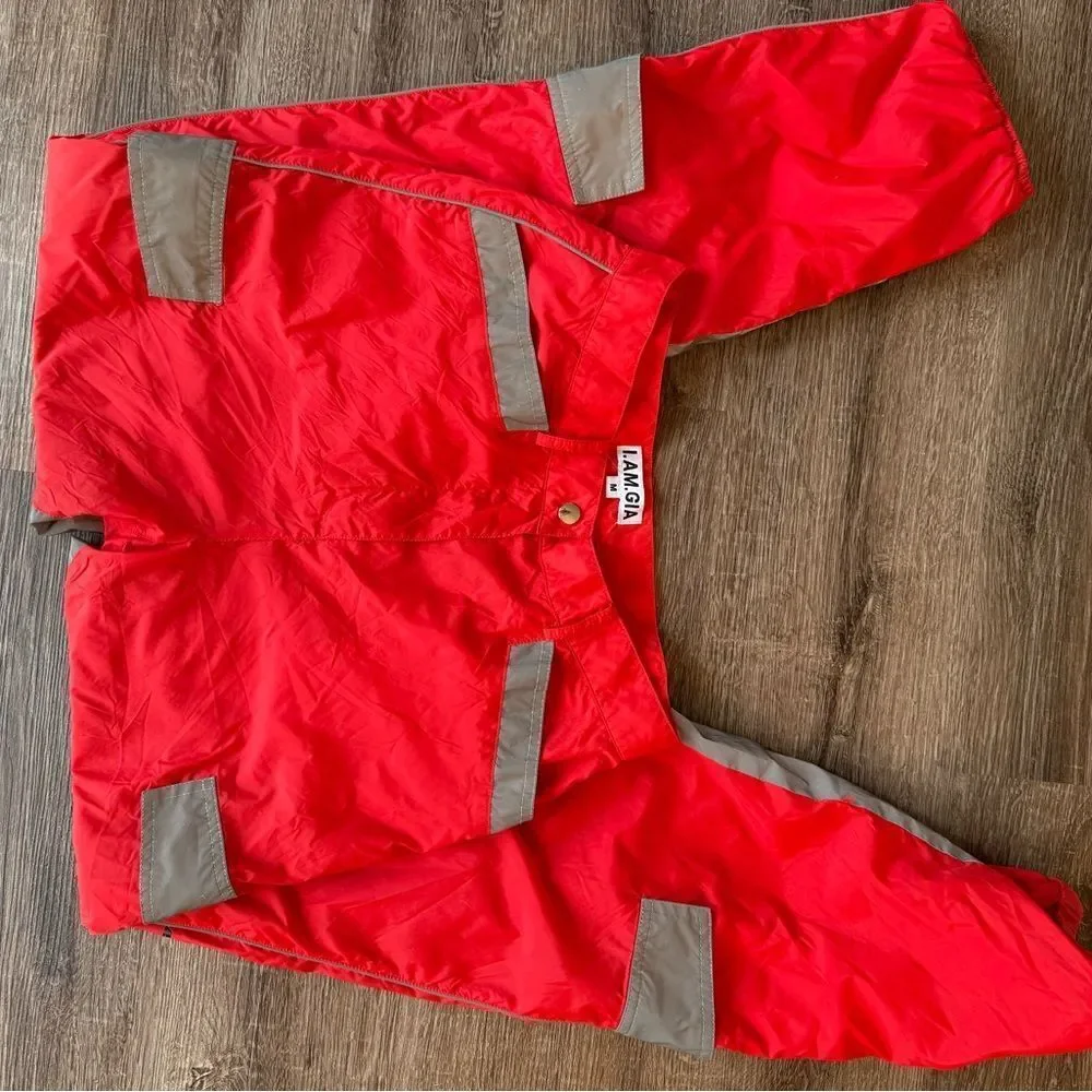 I.AM.GIA Red Reflective Halo Pants - Picture 2 of 5